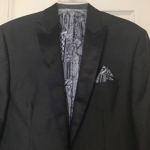 Polka Dot Men’s Suit Jacket